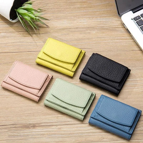 MiniSafe™ - Women's Mini RFID Leather Wallet