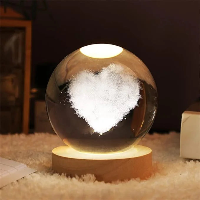 CrystalGlow™ - 3D Crystal Ball Night Light