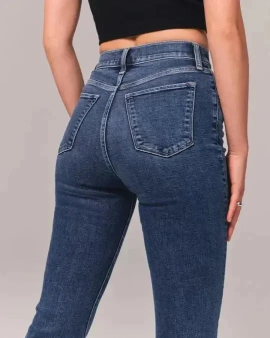 Ultra High Rise Stretch Flare Jeans