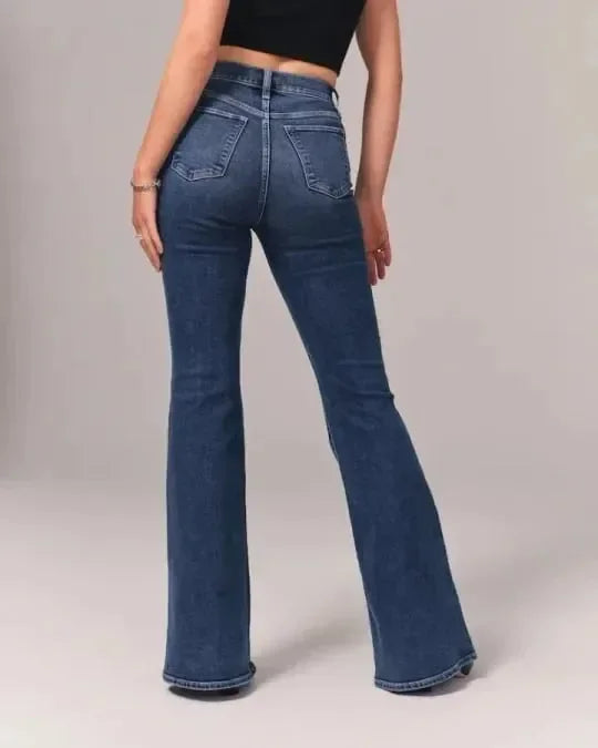 Ultra High Rise Stretch Flare Jeans