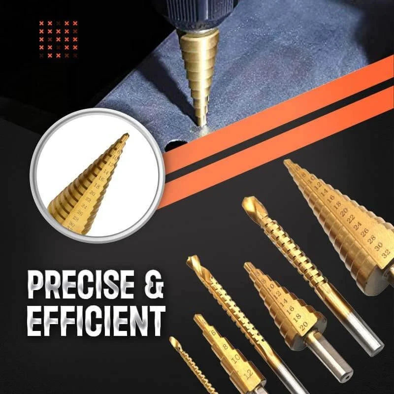 Titanium Plating Drill Bit Set (6pcs)