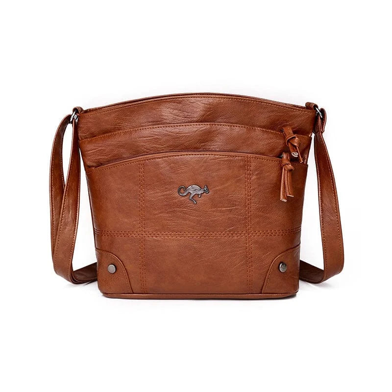 CapaCarry™ - Multi Large Capacity Leather Handbag