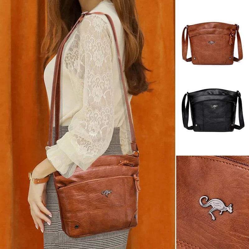 CapaCarry™ - Multi Large Capacity Leather Handbag