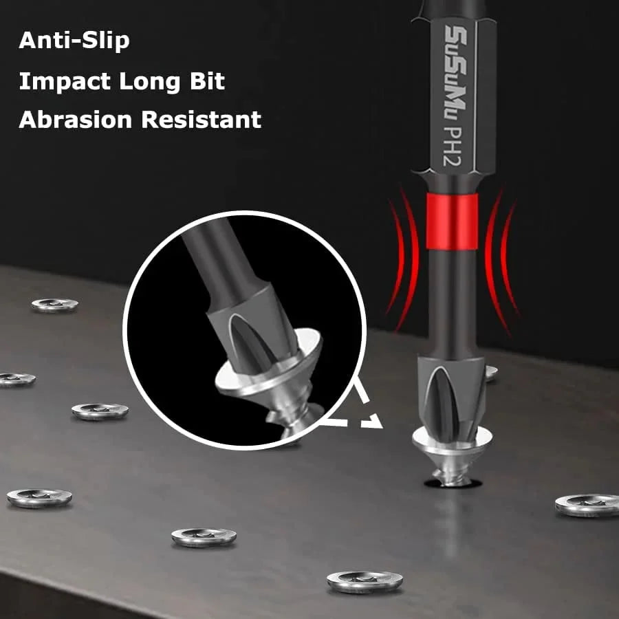 PH2 Magnetic Screwdriver Bit Set - Drilling work no longer be complicated!