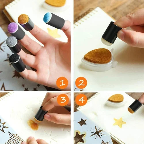 JuniorArt™ - Kid's Fun Finger Painting Set