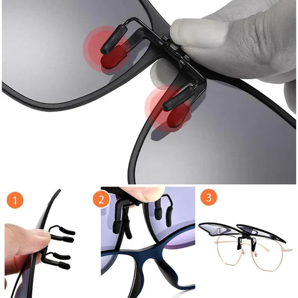 ShadeMate™- Polarized clip-on sunglasses