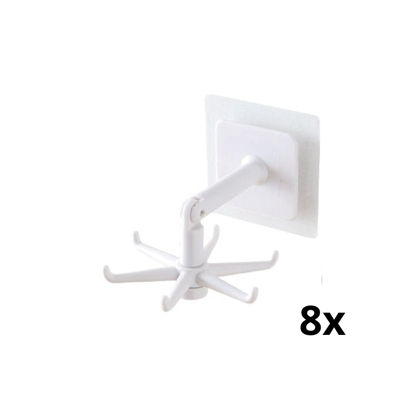 360° Rotating Self-Adhesive Utility Hook