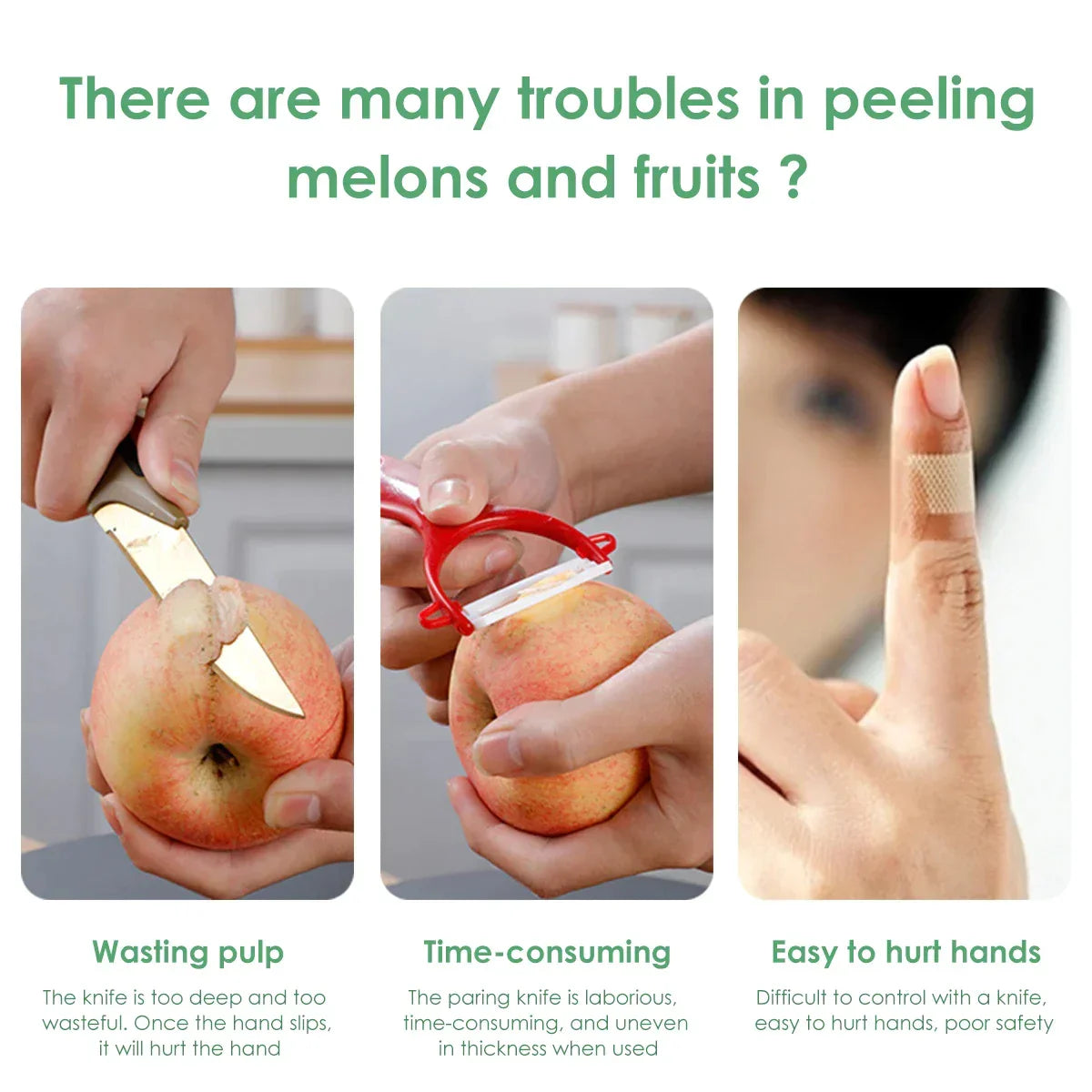 TwistPeel™ - Manual Rotating Multi Fruit Peeler