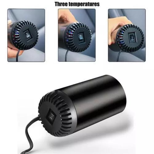 Fast Heating Cup Shape Car Warm Air Blower - Fast Heating & Cooling Adjustable 360 Degree Rotatable Plug and Use for Car, SUV , RV and Truck