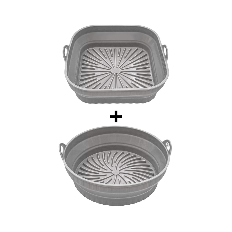 Foldable Air Fryer Silicone Grill Pan