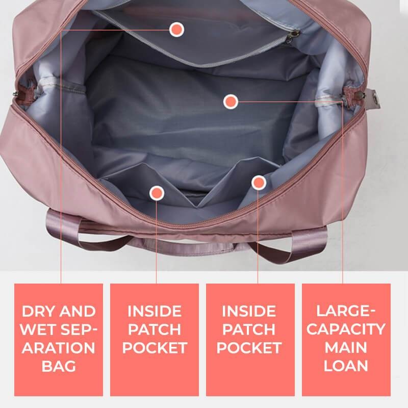 Foldable waterproof travel bag™ - With large capacity