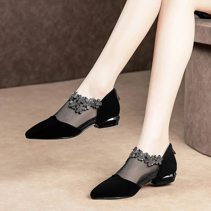 HallyuHeels™ - Women's Korean Style Sexy Low Heels