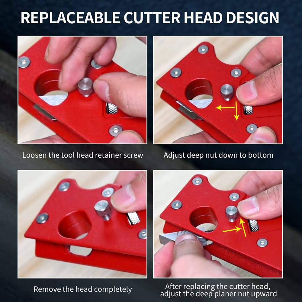 Beautiful Edge™ Woodworking Tool with 7 Corner Styles with Backer