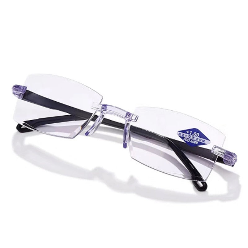 ColorLight® Blue gems high hardness Anti-wear anti blue light intelligent dual focus reading glasses