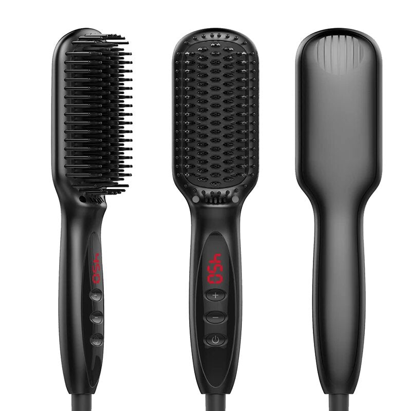 Hair Straightener Hot Comb-Beard Straightener