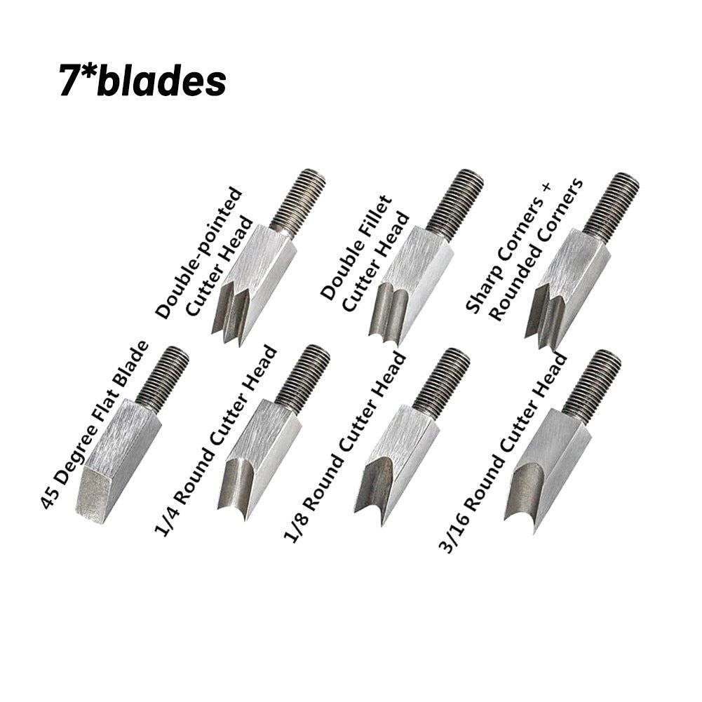 Beautiful Edge™ Woodworking Tool with 7 Corner Styles with Backer