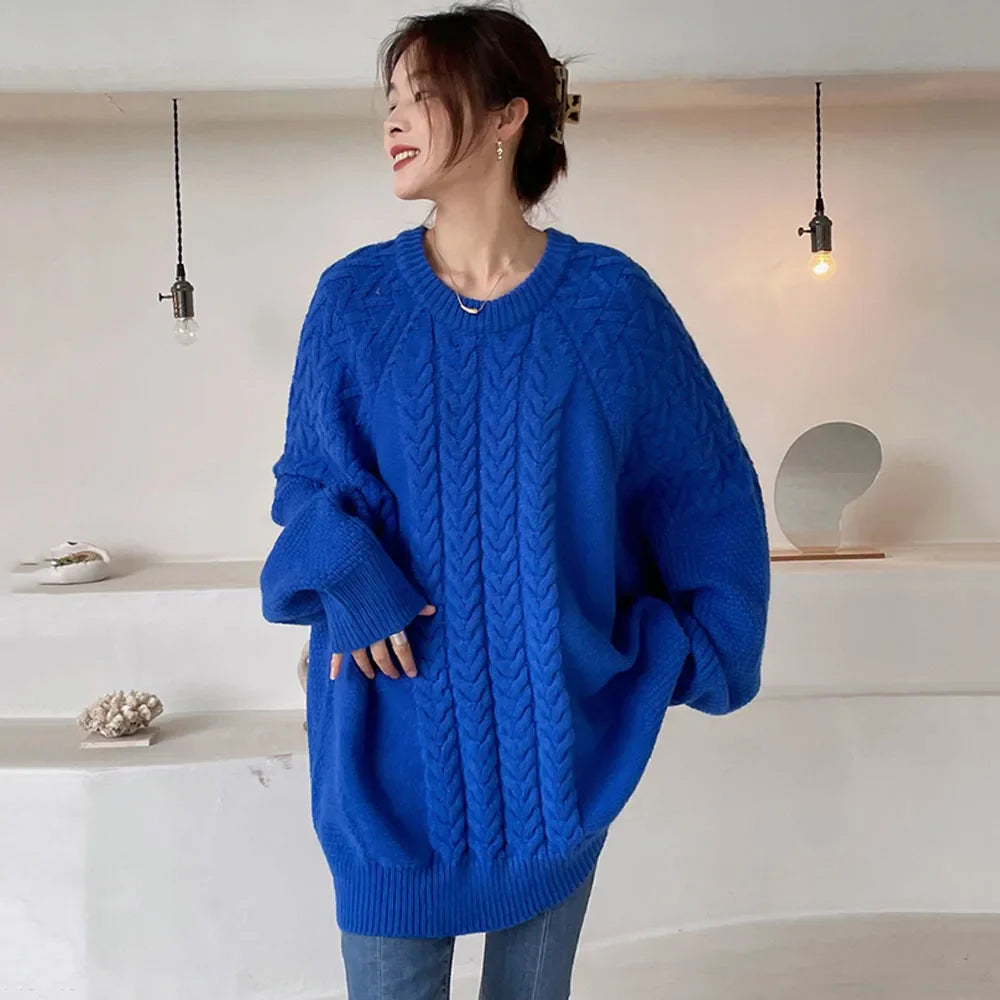 Oversized Cable Knit Sweater