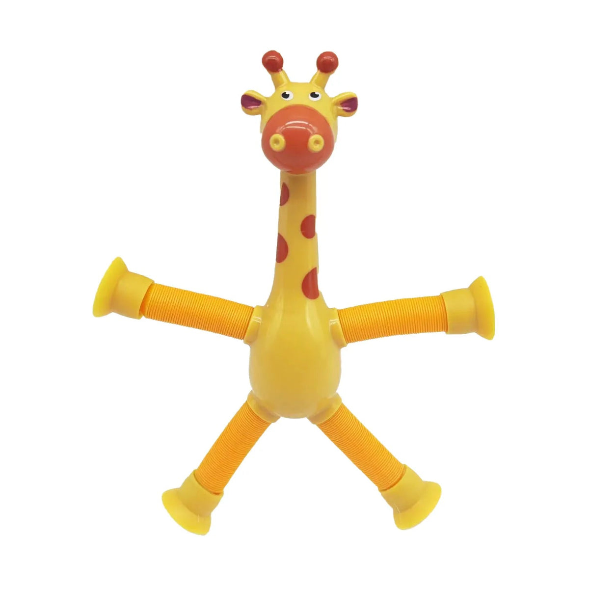 Telescopic suction cup giraffe toy