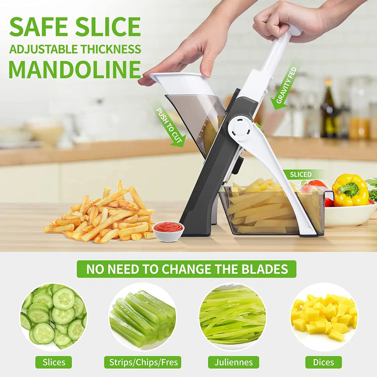 5-In-1 Vegetable Cutter Slicer