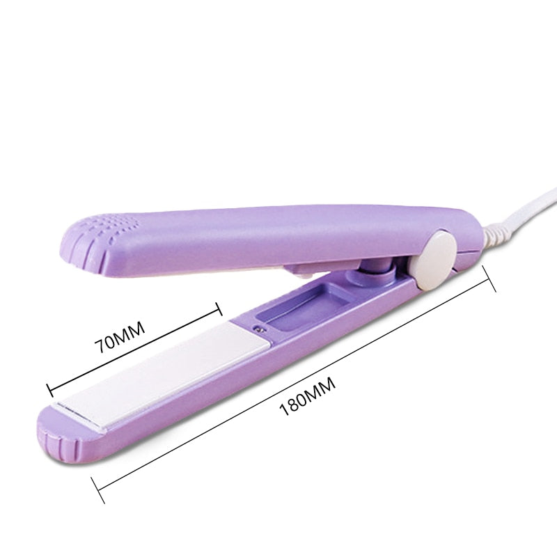 2-in-1 curler and straightener™ - Ceramic mini hair curler