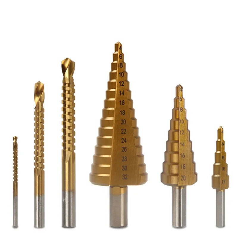 Titanium Plating Drill Bit Set (6pcs)