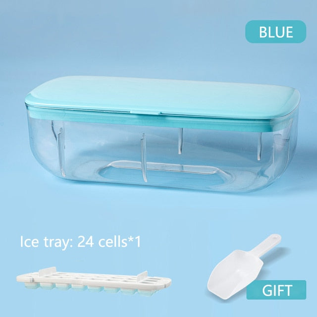 Press Type Ice Cube Maker