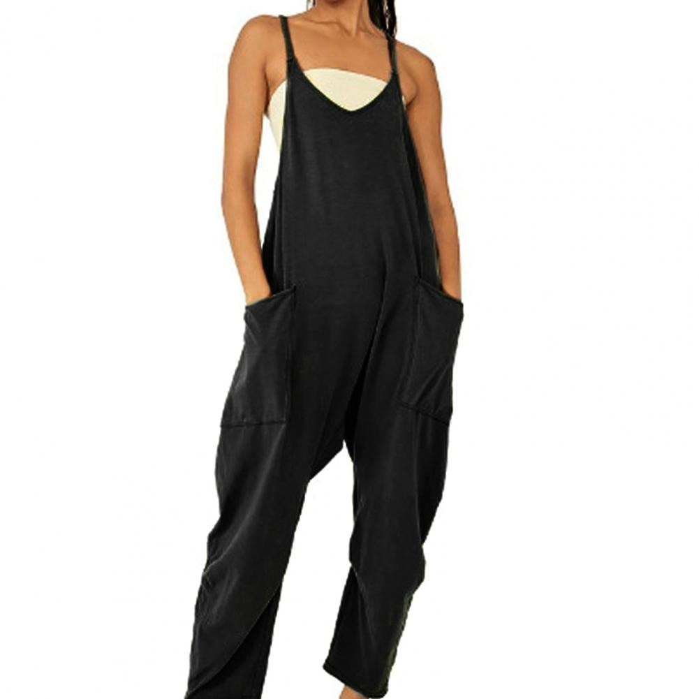 Wide Leg Jumpsuit with Pockets