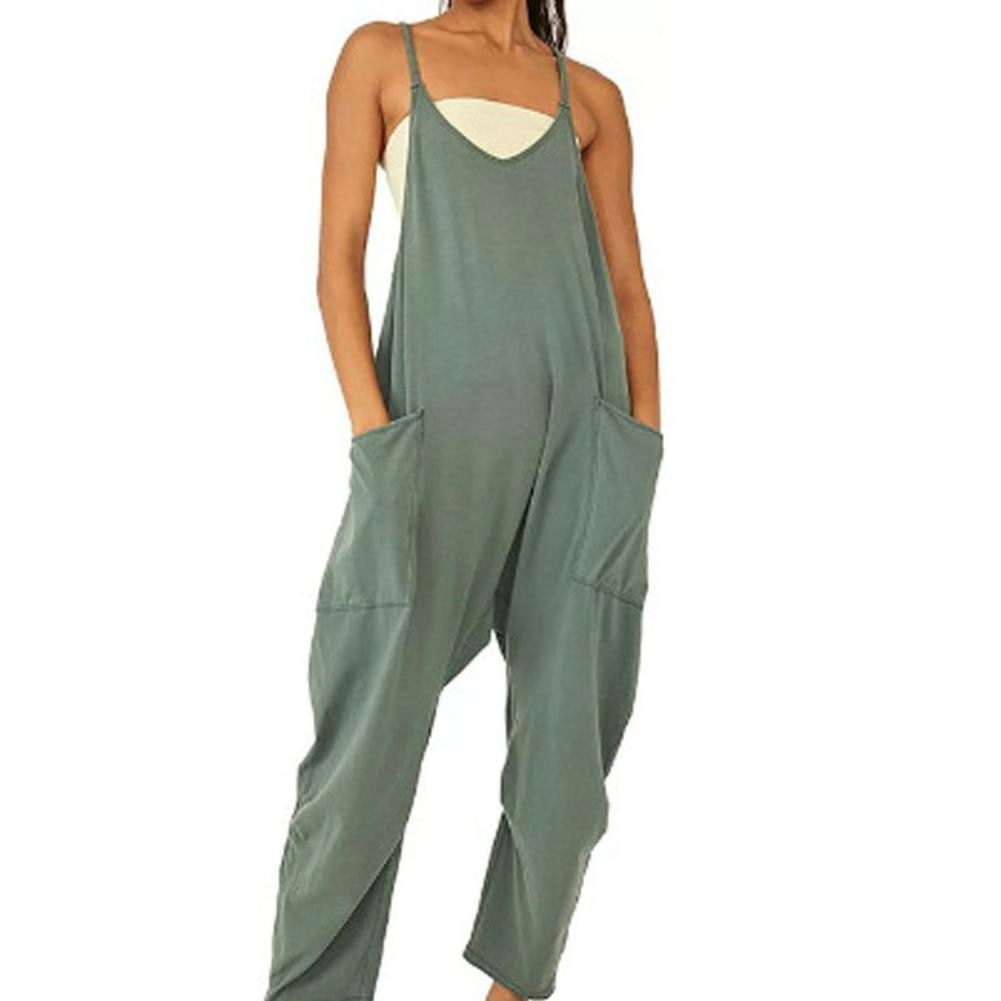 Wide Leg Jumpsuit with Pockets