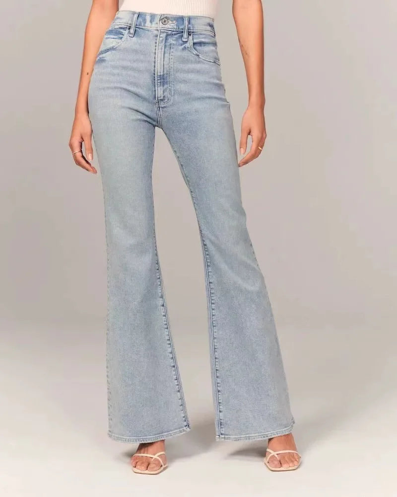 Ultra High Rise Stretch Flare Jeans