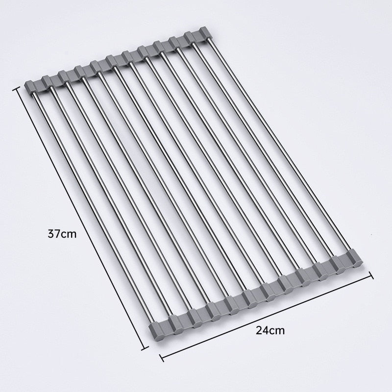 Portable Stainless Steel Rolling Rack