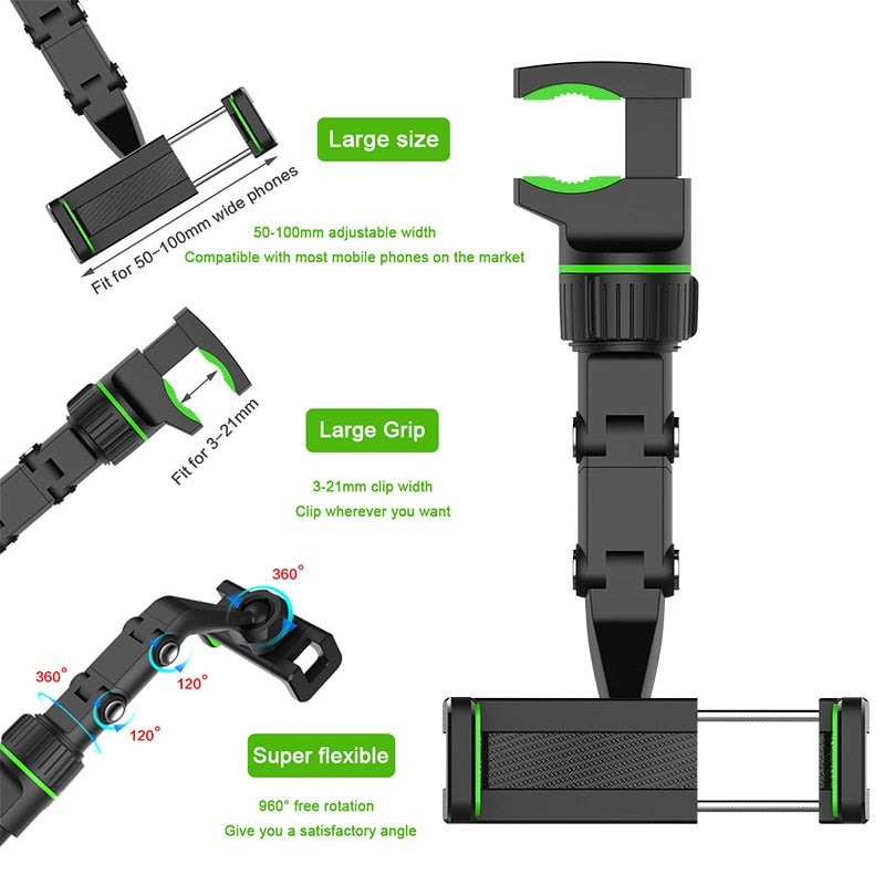 Multifunctional mobile phone holder (360° Rotatable)