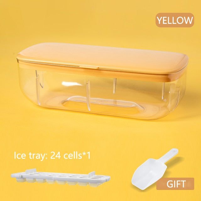 Press Type Ice Cube Maker