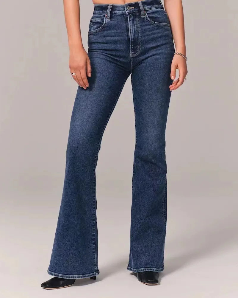 Ultra High Rise Stretch Flare Jeans