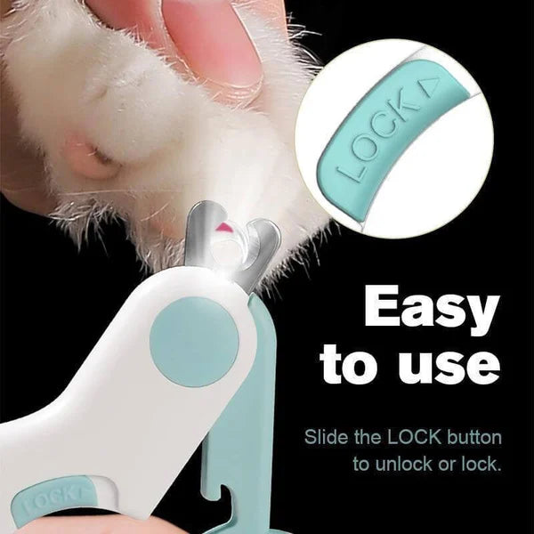 LightPaws™ - Pet Nail Led Cutter With Lock