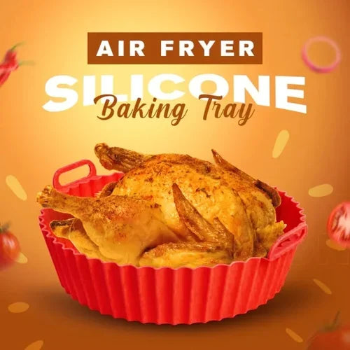 BakeMate™ - Air Fryer Reusable Silicone Baking Tray