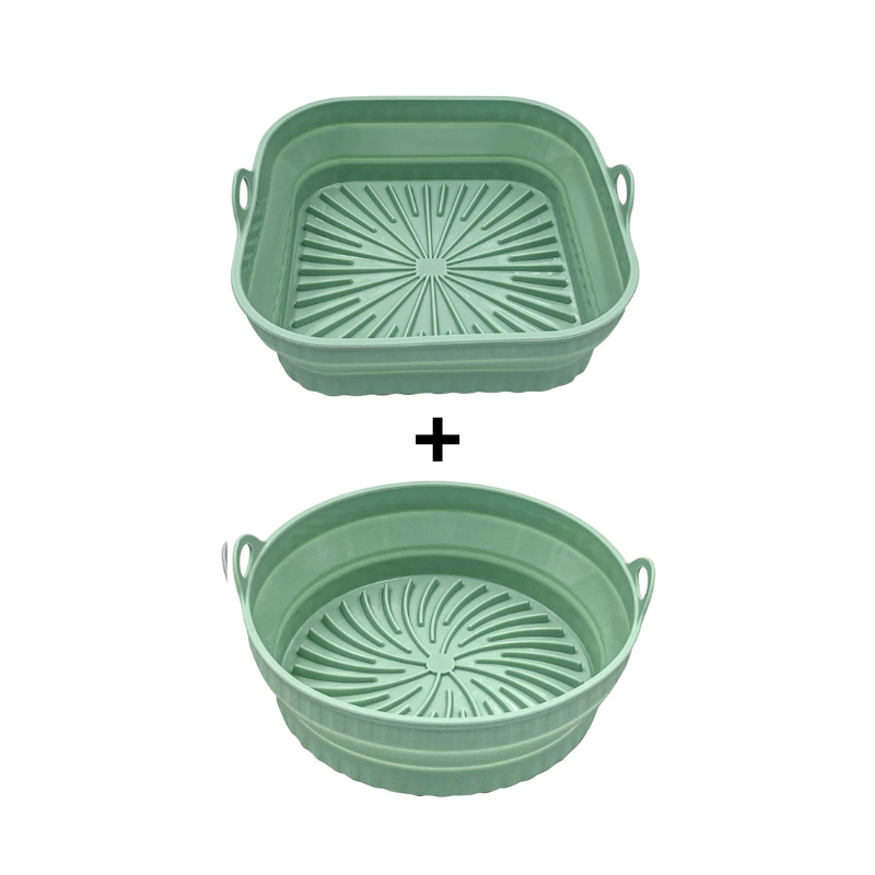 Foldable Air Fryer Silicone Grill Pan