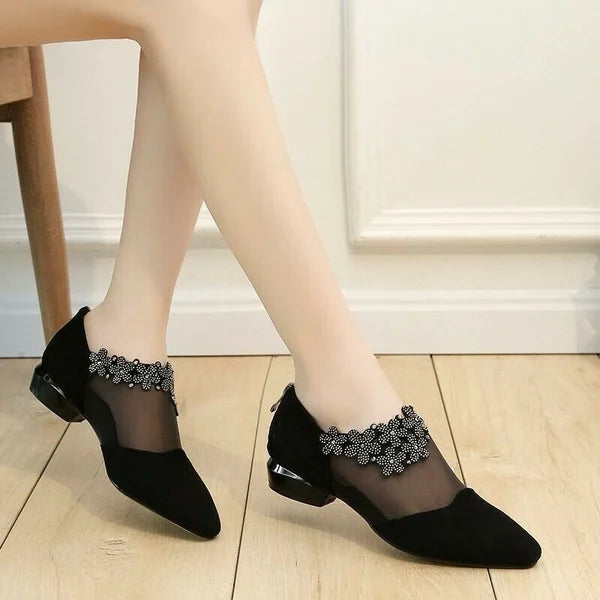 HallyuHeels™ - Women's Korean Style Sexy Low Heels