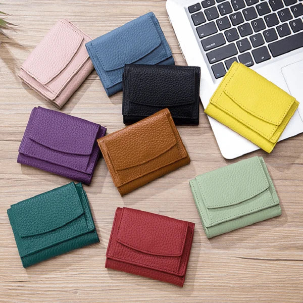 MiniSafe™ - Women's Mini RFID Leather Wallet