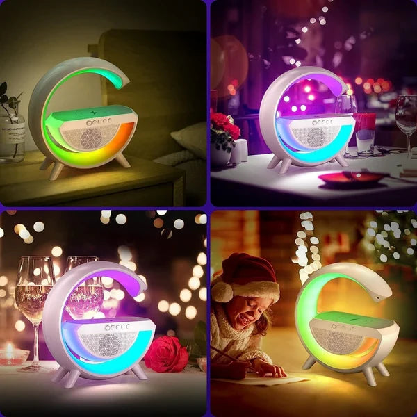 PowerShape™ - Multifunctional G - Shape Wireless Charger Lamp