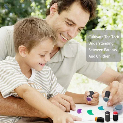 JuniorArt™ - Kid's Fun Finger Painting Set