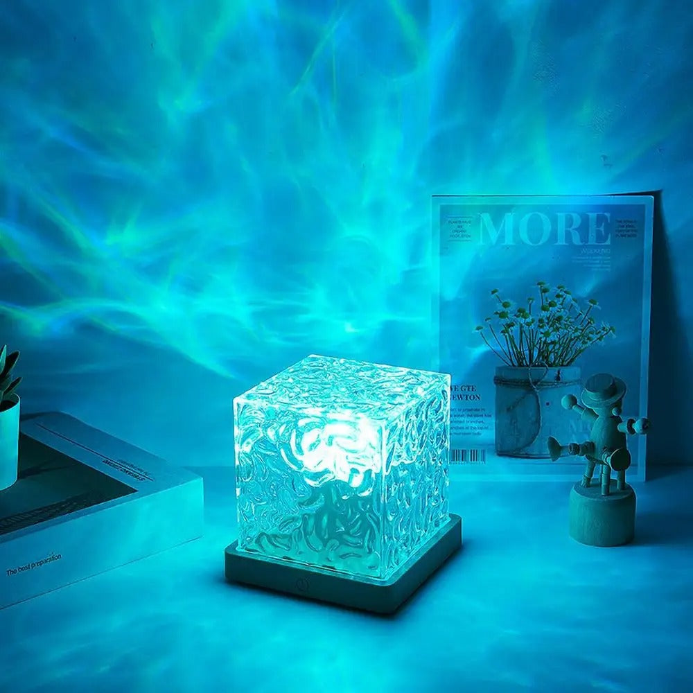 AquaFlame™ - Crystal Water Wave Lighting Projector Lamp