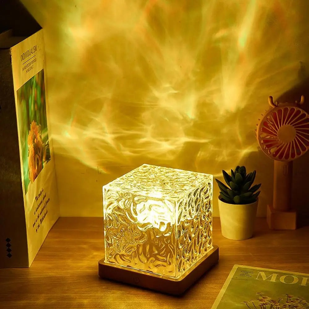 AquaFlame™ - Crystal Water Wave Lighting Projector Lamp