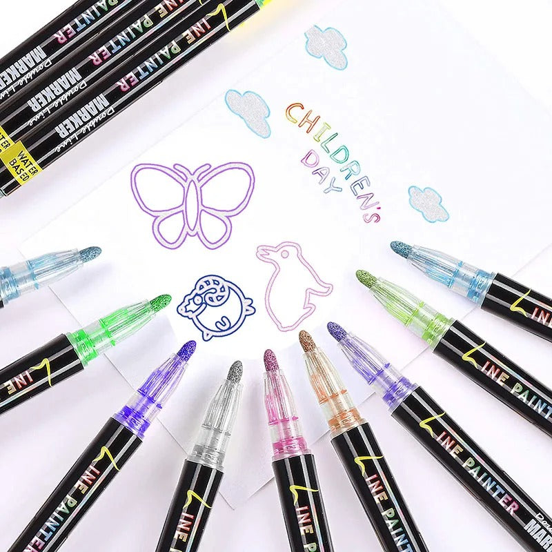 GlitterFlow™ - Drawing Outline Glitter Marker