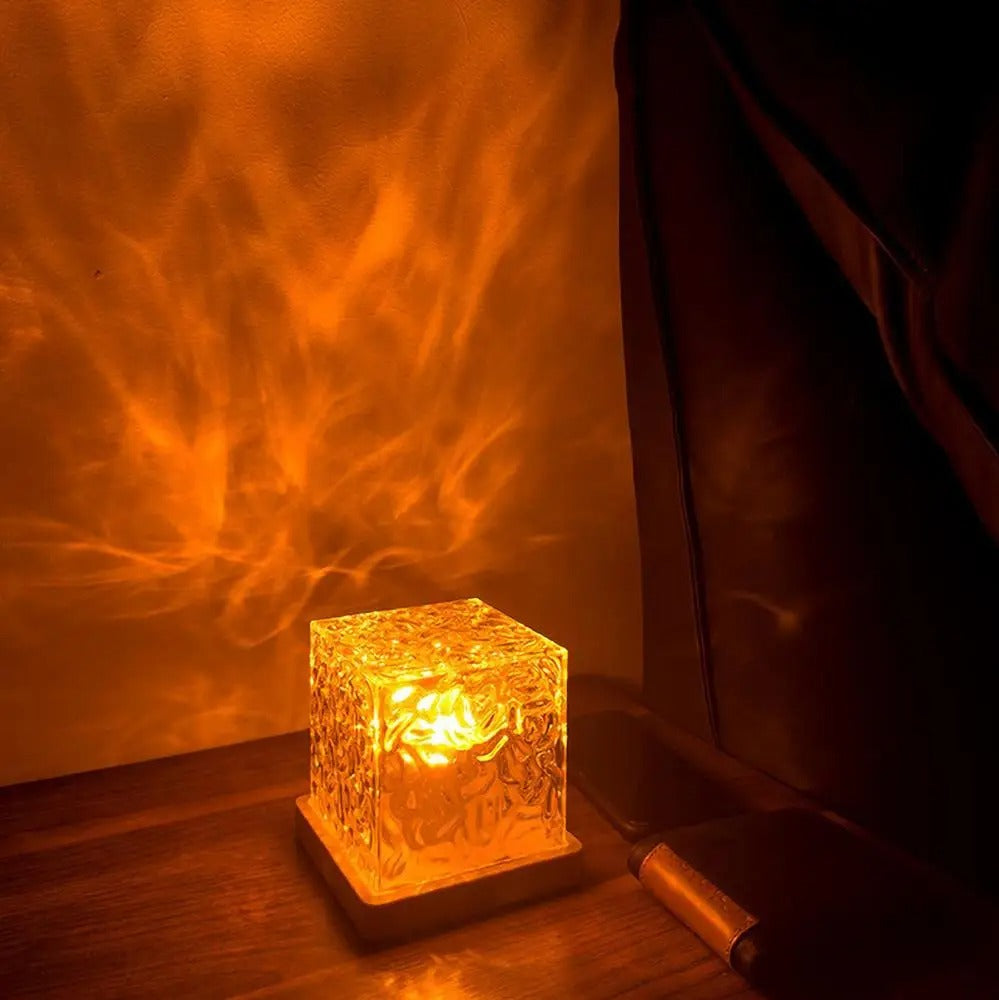 AquaFlame™ - Crystal Water Wave Lighting Projector Lamp