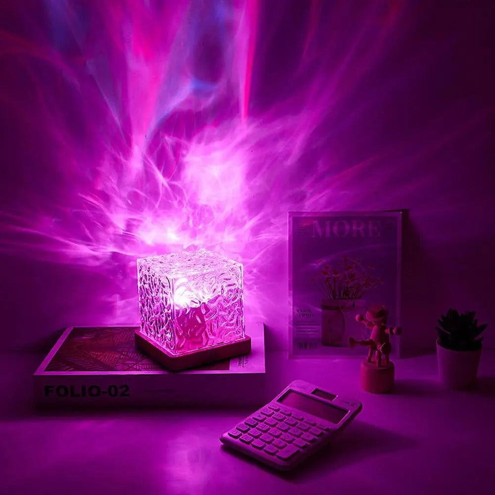 AquaFlame™ - Crystal Water Wave Lighting Projector Lamp