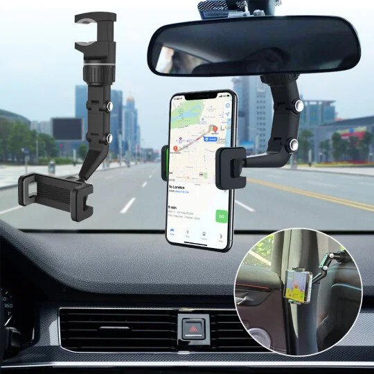 Multifunctional mobile phone holder (360° Rotatable)