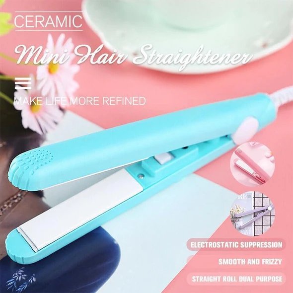 2-in-1 curler and straightener™ - Ceramic mini hair curler