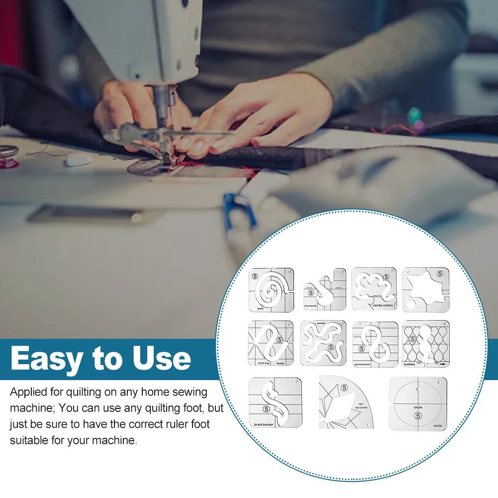 Sewing machine templates