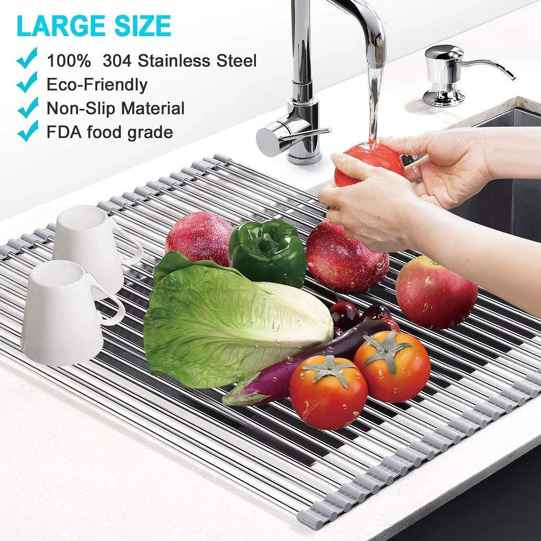 Portable Stainless Steel Rolling Rack