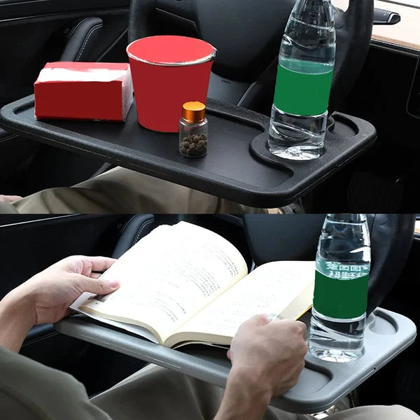 WheelMate™ - Car Steering Wheel Attachable Tray